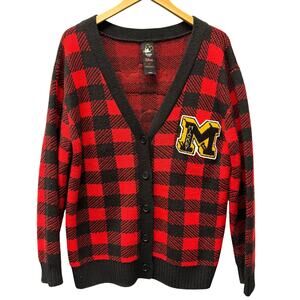 Disney Sweater Womens Large Forever 21 Collab Mickey Cardigan 90th Anniversary